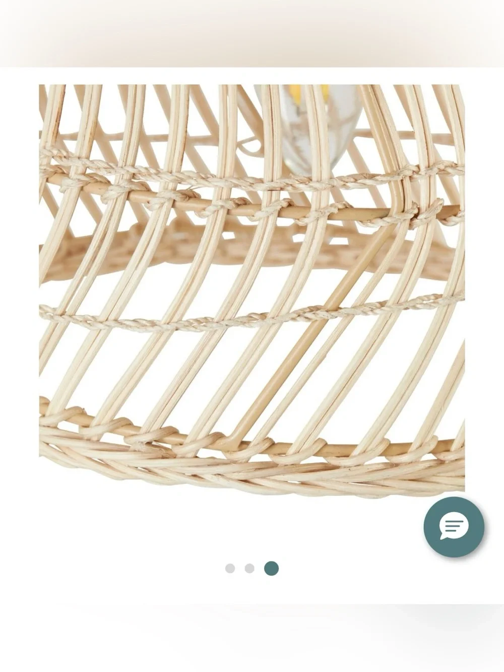 Cost Plus World Market Bamboo Bell Sconce - Natural Brown